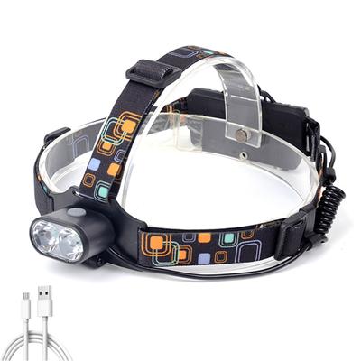 Hodelykt XM-L T6 Hovedlykt Lommelykt Lommelykt Led-pærer Camping / Sykling 3 Modus Hovedlys for fiskehode