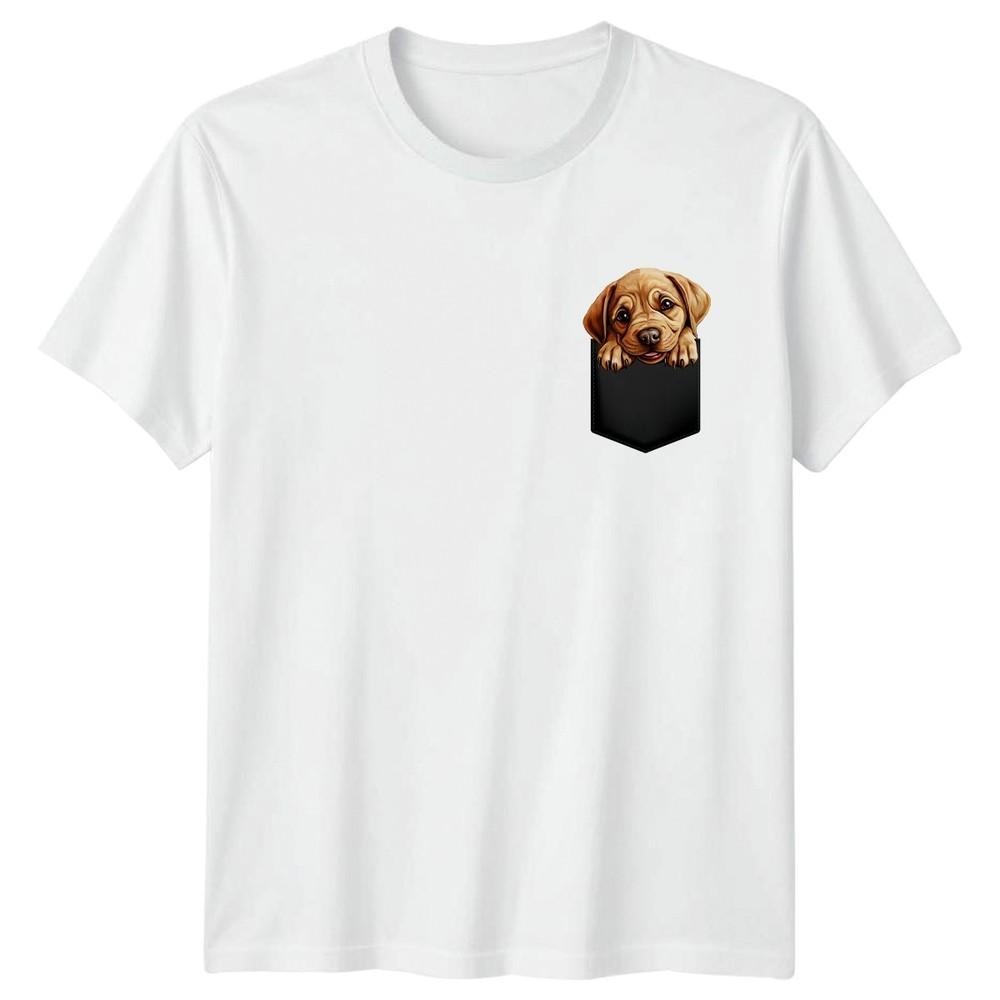 Puppy In Pocket Dogs Animals Unisexs TShirt Unisexs Tee Graphic Unisex S