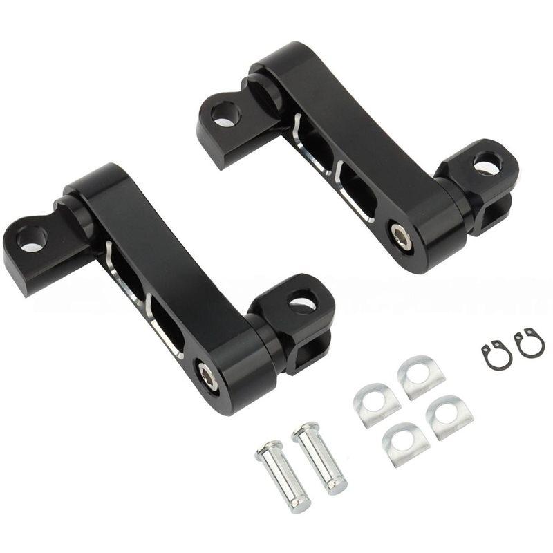 Motorcycle Passenger Footpegs Mount Kit Highway Pegs Male Mount Foot Peg Clamp Support Extensions Bracket For
