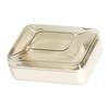 Portable Soap Holder PET Soap Container with Lid for Dust Protection for Bathrooms Kitchens and Travelers