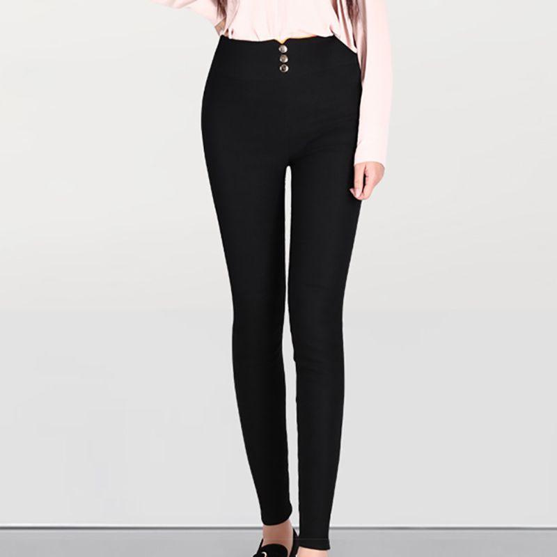 Womens Winter Warm Thick Trousers Faux Fleece Thermal Stretchy Leggings Pants