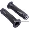 Aluminum Handlebar Grips & Throttle Tube for Honda, Suzuki, Yamaha, Kawasaki Motorcycles