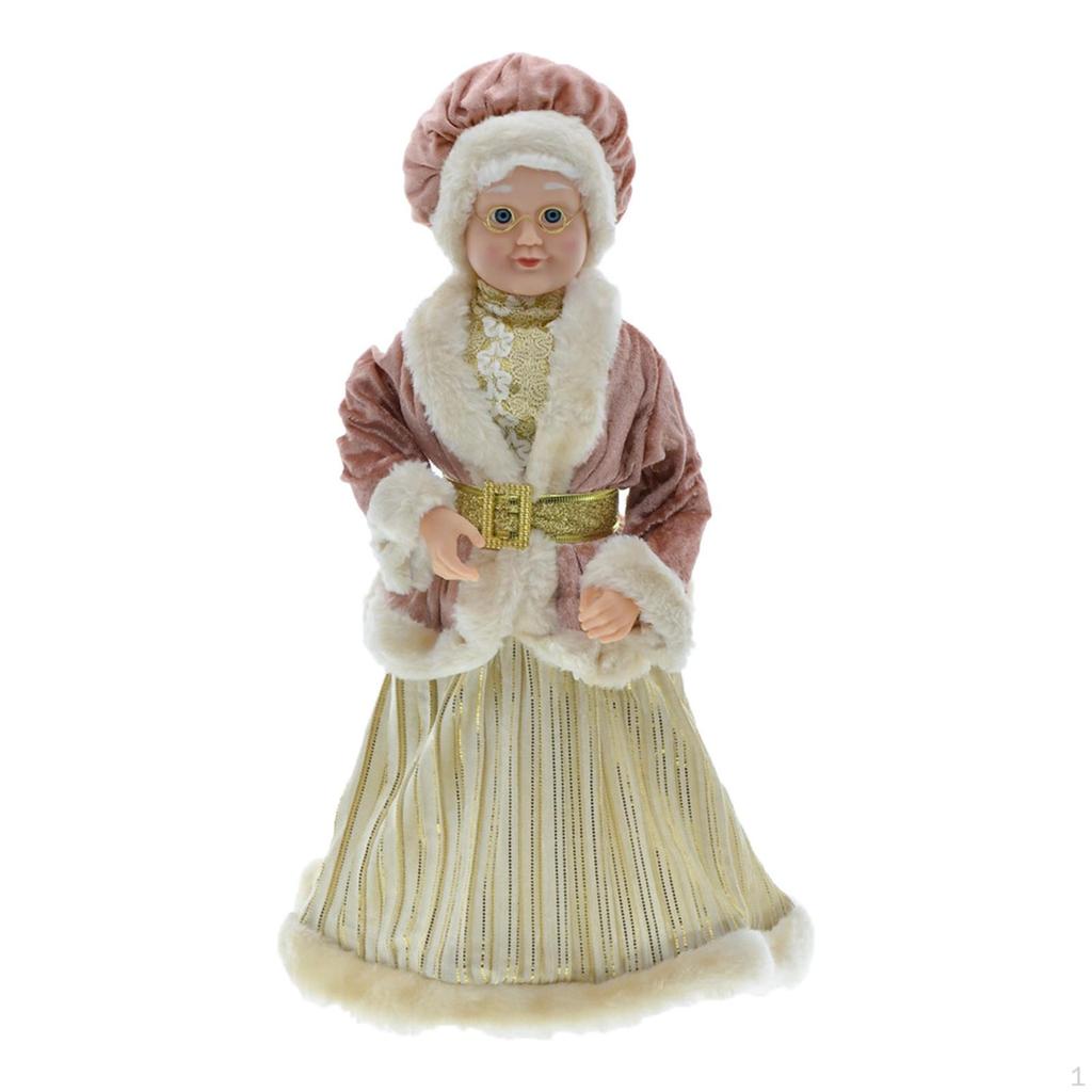 Santa Claus Figurines, Standing Figurines Decorations Gift for Indoor Home Office