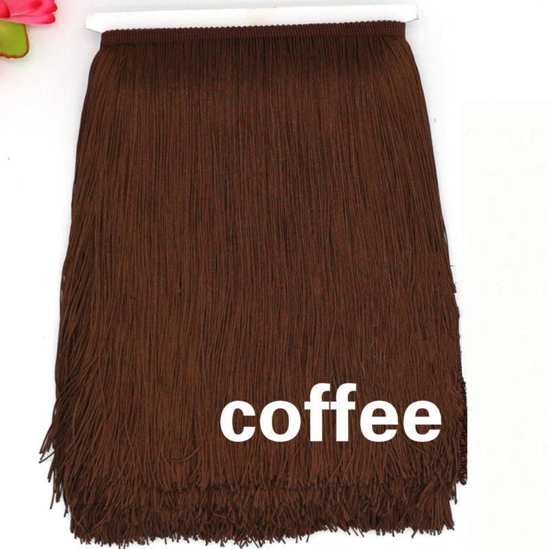 

10 ярдов длинной бахромы кружева кисточки 30 см полиэстер кружевная отделка лента шитье латиноамериканское платье сценическая одежда занавес аксессуары своими руками 10 Yard