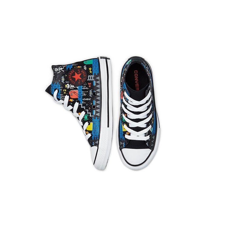 Converse Chuck Taylor All Star High Top Comfortable Canvas Shoes Kids Sneakers Black 670212C
