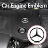 CRT1 70mm Car Front Engine Cover Emblem Sticker for Mercedes Benz GLE GLA GLC W176 W177 W204 W205 W213 Interior Mouldings OLIW-A157
