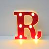 16cm Size Luminous Letters Red White Color LED Letter Night Light  Outdoor Decoration