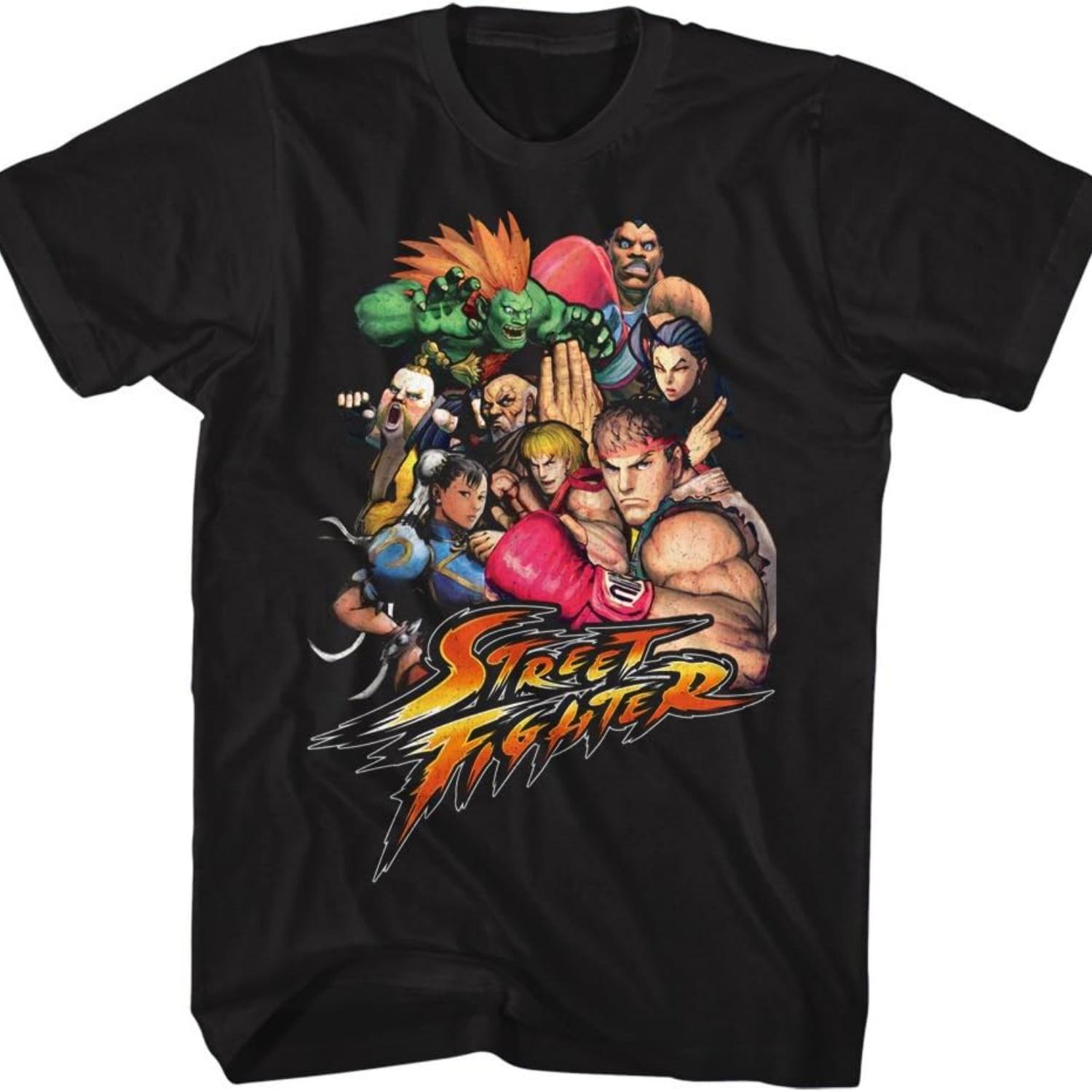 

A&E Designs Street Fighter Shirt Street Fighter T-Shirt XXXXXL чёрный