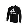 Sweatshirts Men's Black Crew Neck Thickened Regular IC9324