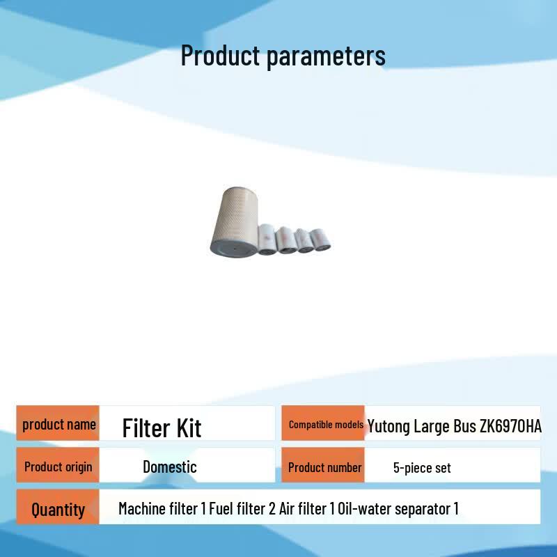 Tinglong Bus Engine Filter Kit