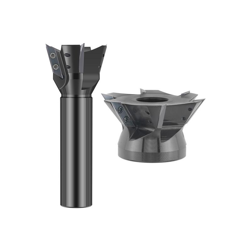 Long-Edge Dovetail Cutter Holder for XCET3004 Milling: 55°, 60°, 75° V-Groove & Disc Bottom Cleaning
