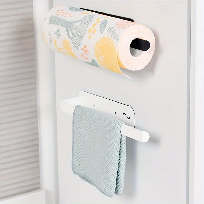 1 Stück Magnetischer Papierhandtuchhalter, Wandmontage, Rollen-Organizer ohne Lochung, Geschirrtuch-Organizer, Küchenzubehör, Badezimmerzubehör