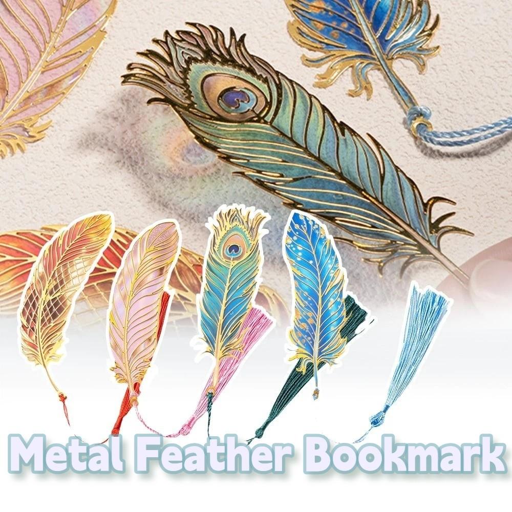 Light-Transmitting Metal Bookmark Creative Decorative Bookmark Hollow Out Bookmark  Office Reading