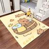 Cute Bear Cartoon with Citrus Suitable for Use As an Anti-slip Game Mat for Living Room and Bedroom Sofas