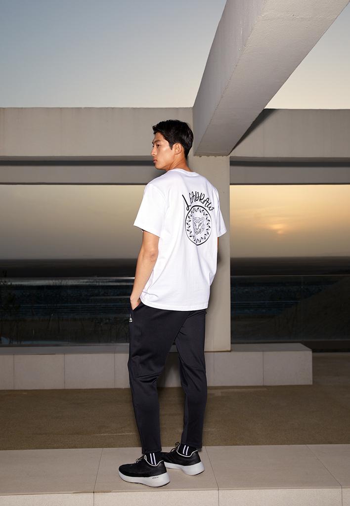 LEADRAW Flower Tiger Short Sleeve T-Shirt _ White