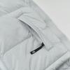 The North Face Logo Zip-Up Stand Collar Long Sleeve Cotton Jacket Women Jackets Ice-Gray NJ3NQ83B