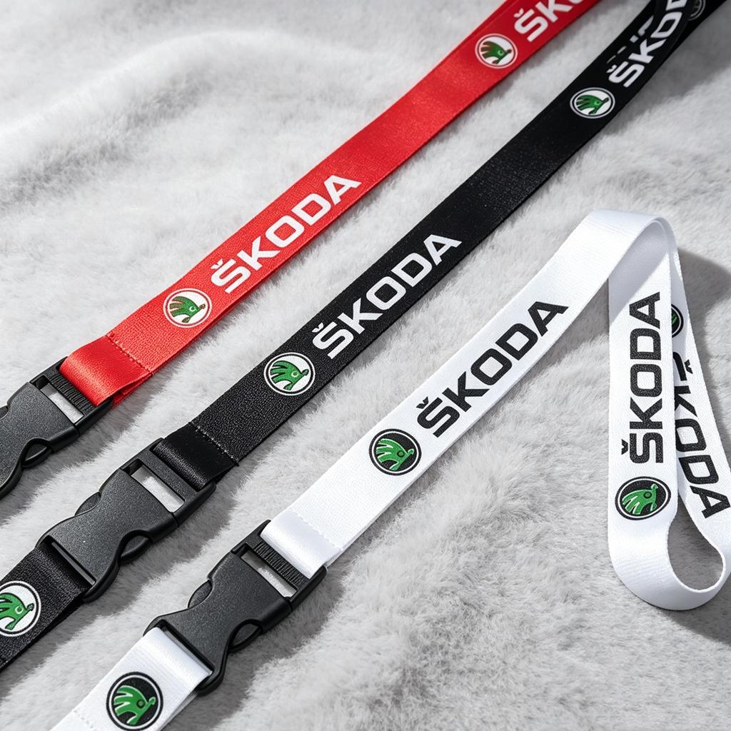 Car Neck Straps Lanyard Key Cell Phone Work ID Card Hanging Rope For Skoda Octavia A5 A7 RS Fabia Superb Rapid Kodiaq Karoq EH4