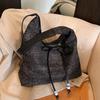 Trendy New Style Fashionable Casual Style Star Denim Underarm Tote Bag Versatile Commuter Light Shoulder Bag