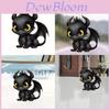 Ornament Acrilic Adorabil Dragon Negru Agățat Pentru Decorarea Interioară a Mașinii