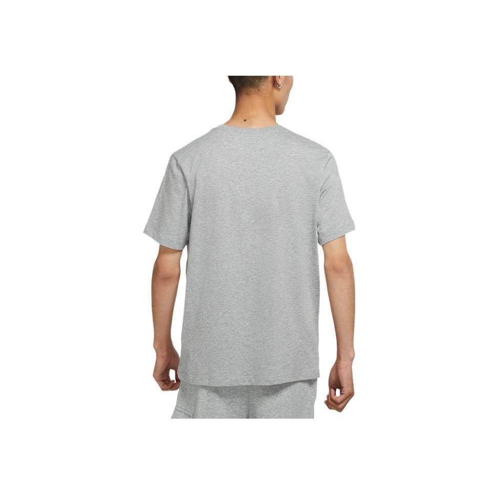 Nike Sportswear Embroidered Logo Casual Crew Neck Short Sleeve T-Shirt Men Tops Grey BV0508-063