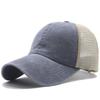 Frühling und Sommer dünne atmungsaktive Mesh-Baseballkappe Herrenmode gewaschene Baumwollkappe Sonnenschutz Schirm Strand