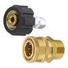 Quick Connector Pressure Washer Adapter 3/8'' Release Set Nozzle Fitting Supplie