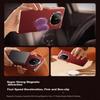 Magnetic Center AxisPhone Case for Huawei Mate X6, X6 Collector's Edition Leather Ultra-Thin Shockproof Magnetic Center Axis Foldable Screen