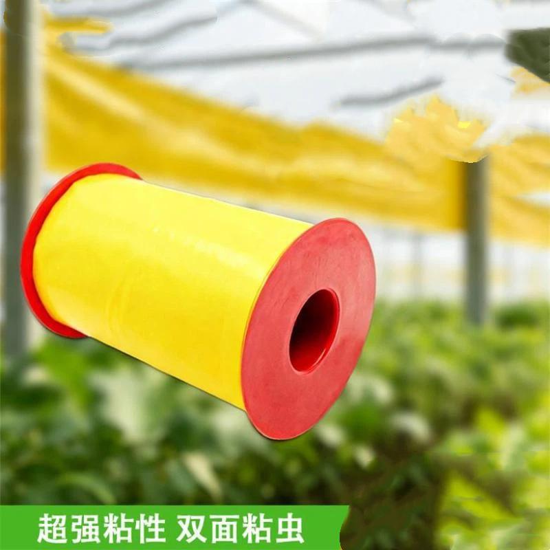 Double-Sided Sticky Insect Barrier Tape 1 Roll Long-Lasting Adhesive Pest Control for Outdoor Patio Vegetable Garden