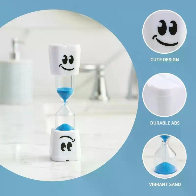 Timer Creativo Occhi Grandi da 2 Minuti Timer Bambini Spazzolamento Denti Clessidra Timer da Cucina Clessidra Regalo per Bambini