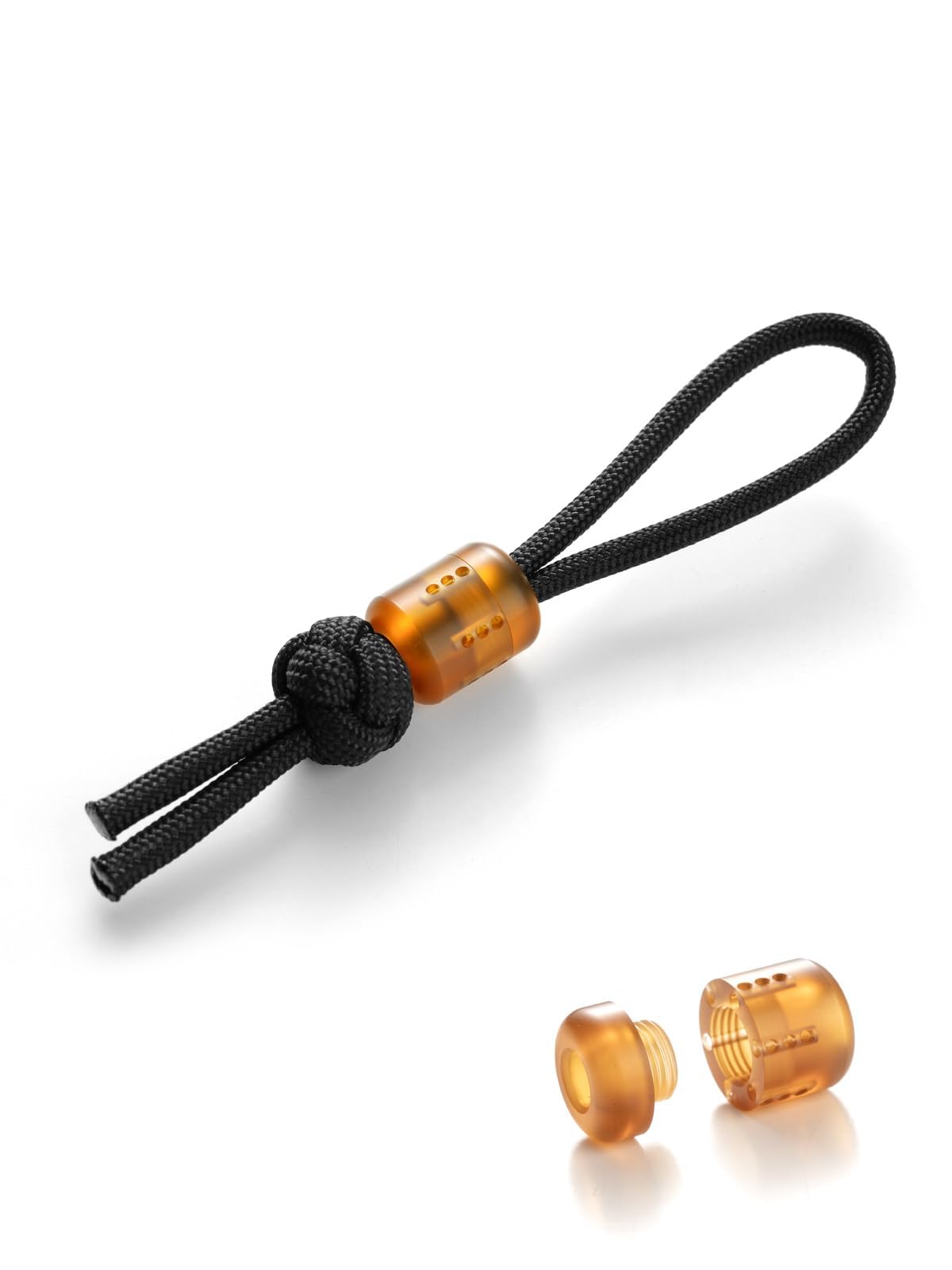 

VIPERADE VAB5 PEI Паракордовий Темляк для Ножа з Намистинами з 6 Отворами для DIY Світлонакопичувальні EDC Намистини для Ножа Кишенькового Інструменту Брелок Підвіска Намистини, Трубки, Ліхтарики, бурштин