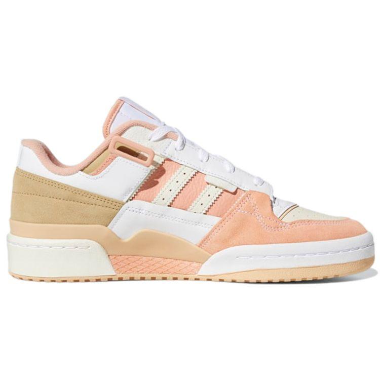 Adidas Forum Exhibit Low Cream Halo Amber Unisex Sneakers Cloud-White Cream-White GZ5389