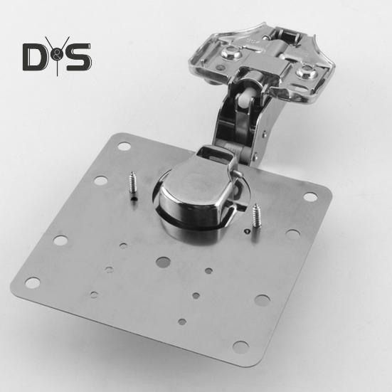 6-teiliges Reparaturplatten-Set für Schrankscharniere, rostbeständig, große Scharnier-Reparaturplatte, Reparaturset für Türscharniere, Platte mit Befestigungsschrauben