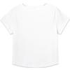 Levis Solid Color Loose Fit Round Neck Short Sleeve T-Shirt Women Tops White 0018G-0001