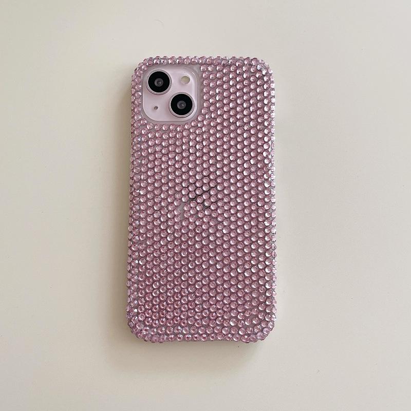 Goddess Rhinestone Sticker for iPhone 17 Pro Max/16/13/11 - Luxury Diamond Anti-Fall Case