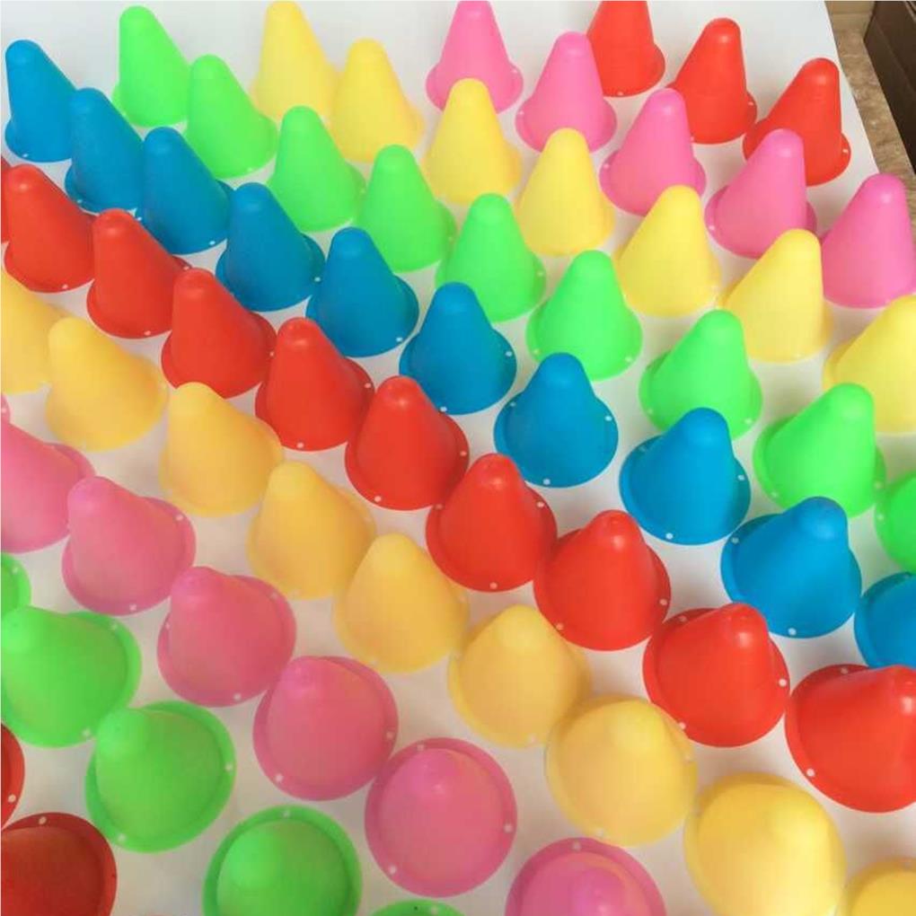 10pcs/lots Skate Marker High Elasticity Lightweight Soccer Training Cones Wear-Resistant Marking Barrier for Basketball Games