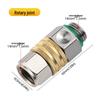 High-Pressure Sprayer Rotary Joint Quick Detachable 14mm*1.5mm Brass Connector