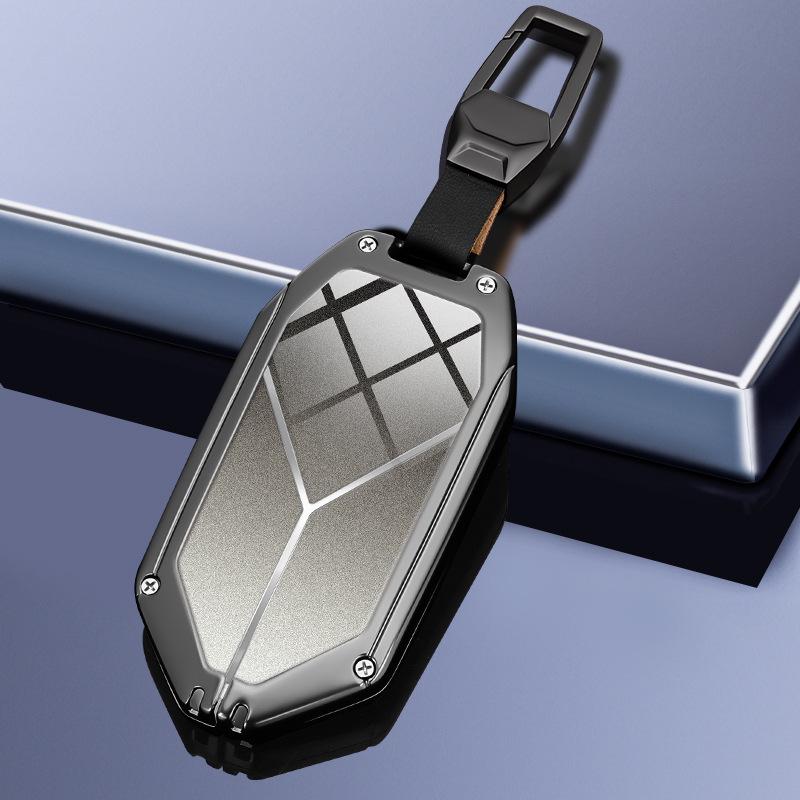 BYD Fangchengbao 5 Key Case and Gradient Keychain Mirror Shell for Leopard 5, Leopard 8, and Leopard 3. Suitable for Both Men and Women.