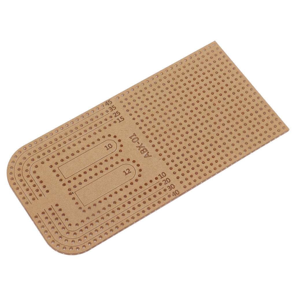 Molde de Acrílico DIY Régua de Corte Transparente Estêncil Ferramenta de Corte com Camada Protetora para Artesanato