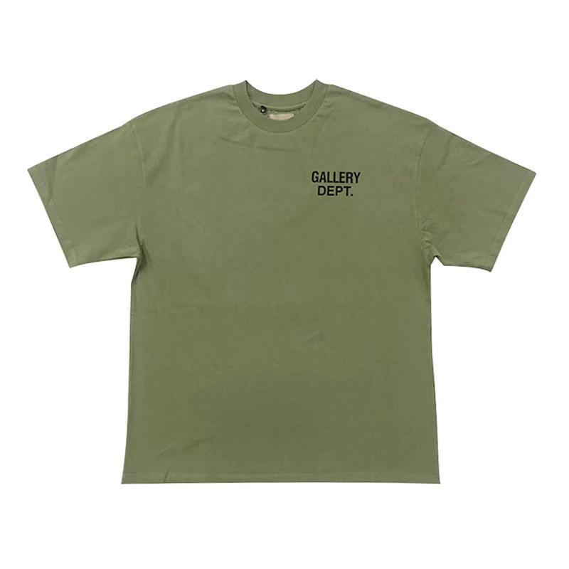 GALLERY DEPT Slogan Alfabetico LOGO Stampato Hip Hop Unisex Maglietta Casual a Maniche Corte Girocollo