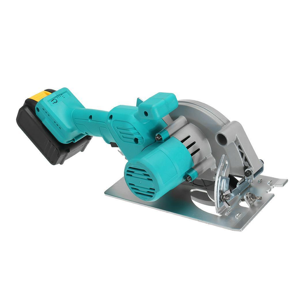 2-in-1 6-inch Cordless Electric Circular Saw Plunge Cut Track Cutting Wood Metal Tile Cutter Electric Saw