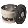 Stainless Steel Vacuum Jar Multi Functional Compact Press Airtight Coffee Container for Tea Dried Fruits 1100ML