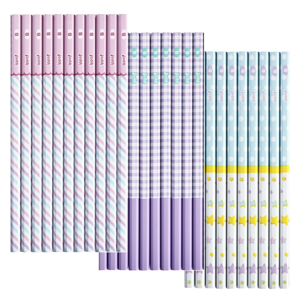 

Tombow Pencil Карандаш для письма B Печатный дизайн Милый цвет 3 дизайна Случайный 31 штука ippo! ACA-065BAZ