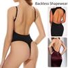 Shapewear voor dames Buikcontrole bodysuit Naadloze beeldhouwen string Body Shaper Taille Cincher Afslankend ondergoed U-plunge Ruglooze maillots Tops