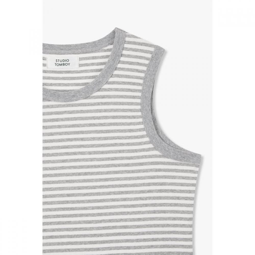 STudio Tomboy Round Neck Sleeveless T shirT  9176222983ar 