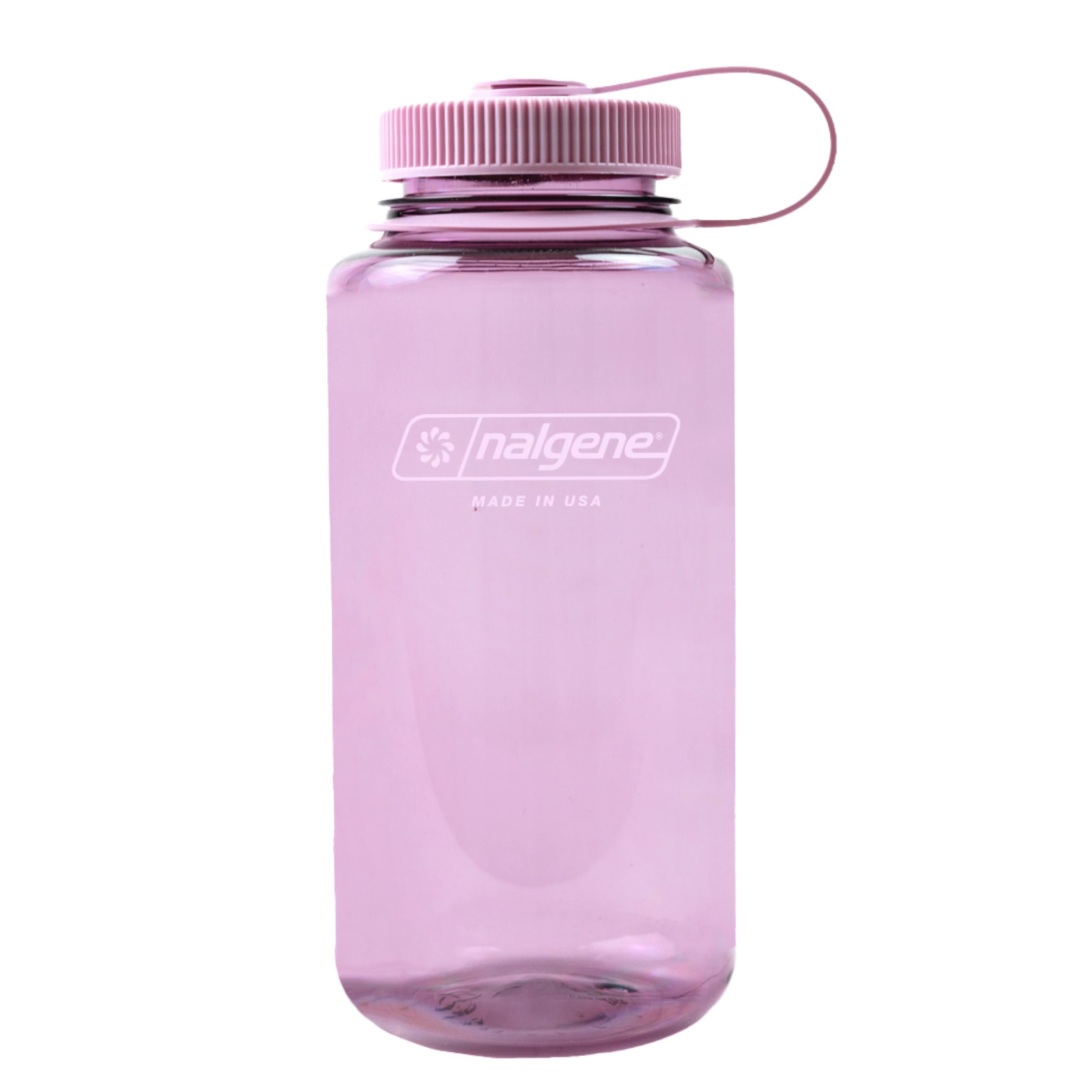 

Nalgene Sustain Tritan Water Bottle Made with Materials Derived from Plastic 32 Wide Cherry Blossom BPA-Free 50% Waste, OZ, Mouth, розовый