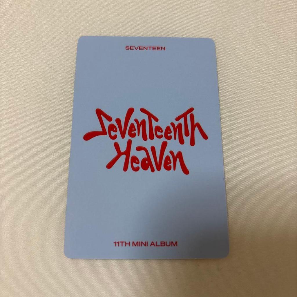 Used SEVENTEEN Jeonghan SEVENTEENTH HEAVEN Trading Card