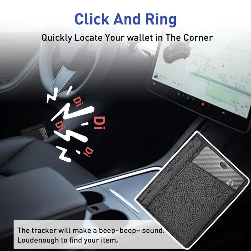 Smart Air Tag GPS Tracking Card for IOS and Android Lost and Found Alert Device. Wallet/Card Locator Smart Card.