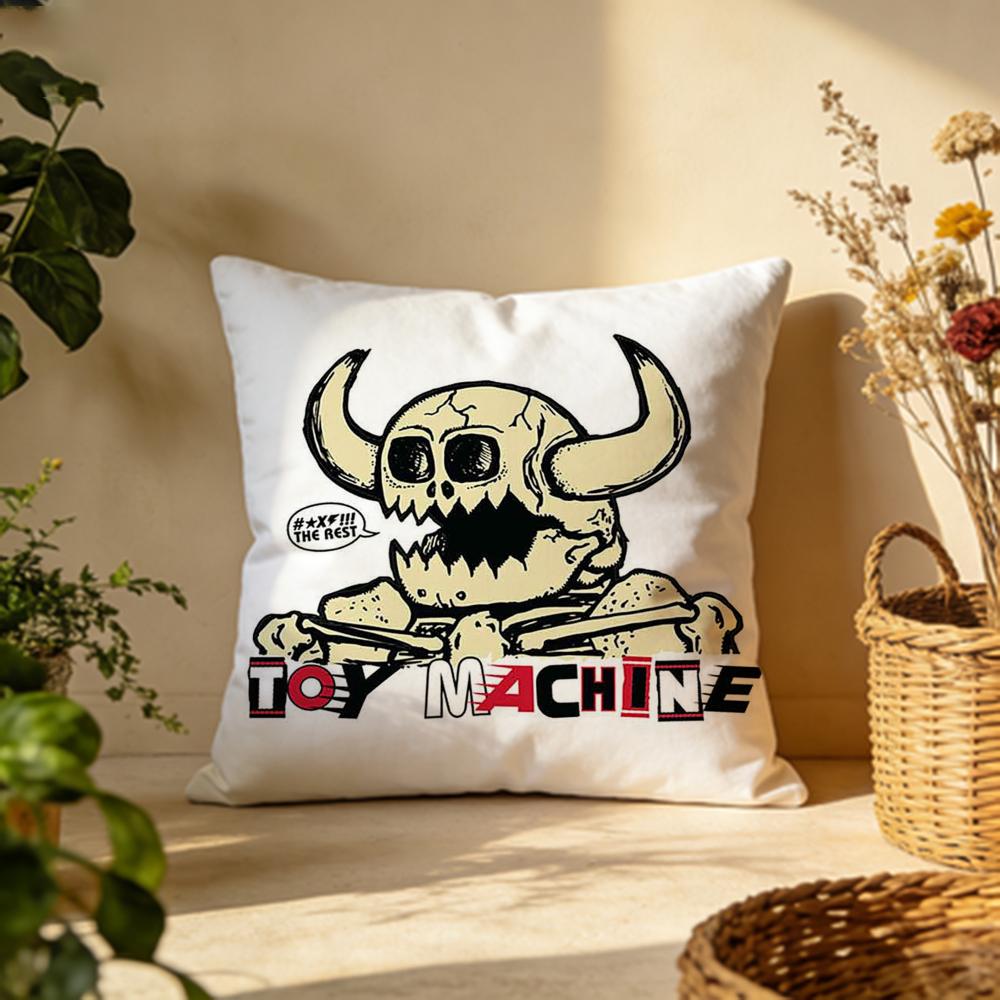 

Trendy TToy Machineful Cushion Cover Versatile DoubleSided Pillow Case Fit for Sofa Bed Car Daily Decor 30X30cm