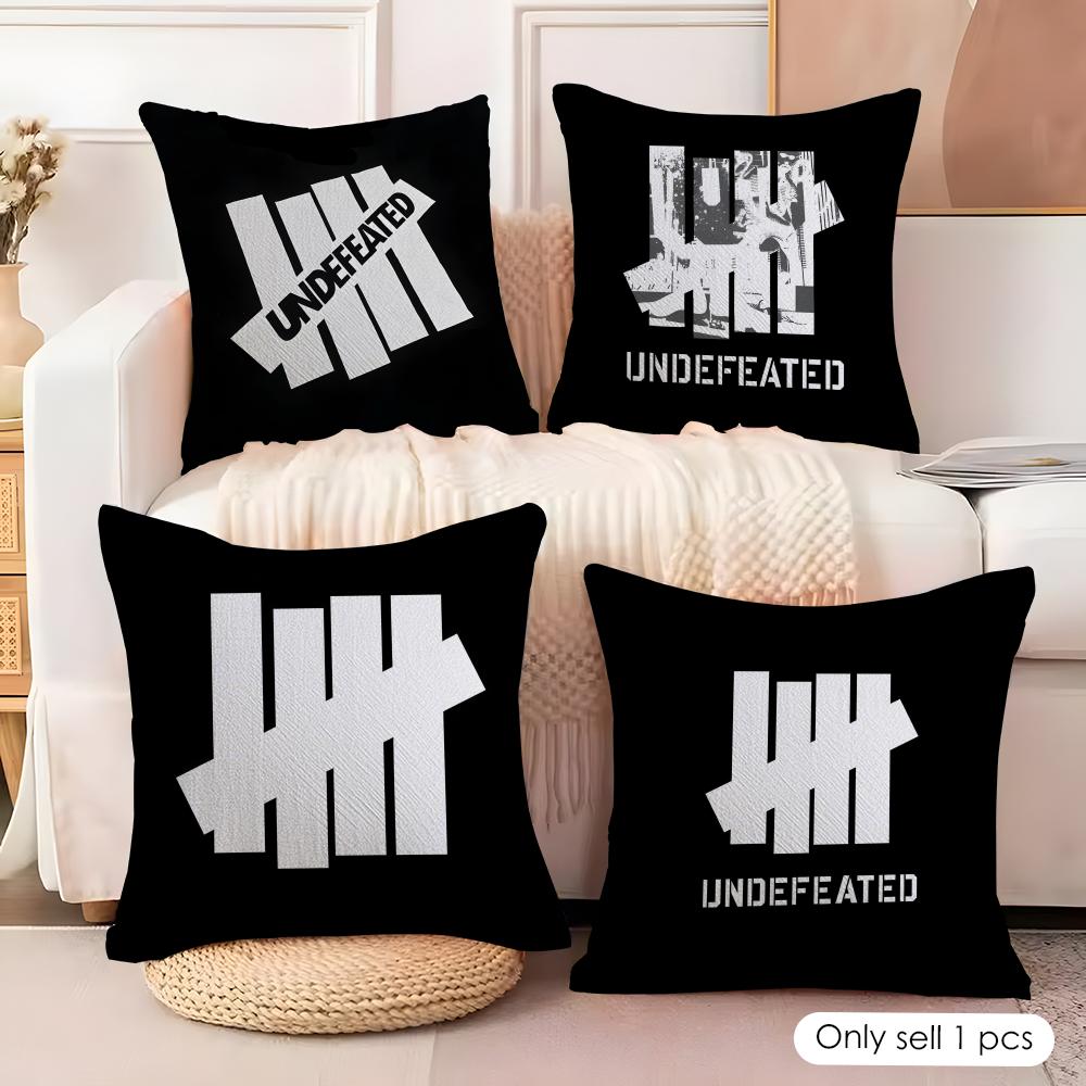 U-Undefeated Brand Cushion Cover Pillowcase Ultra Soft Skin Friendly Fabric Cloud Like Comfort & Concealed Zipper