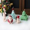3D Santa Claus Snowman Silicone Candle Mold DIY Creative Christmas Decoration Handmade Home Decoration  Crafts